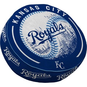 MLB Kansas City Royals Baseball Circle Plushlete Pillow - 1 of 3