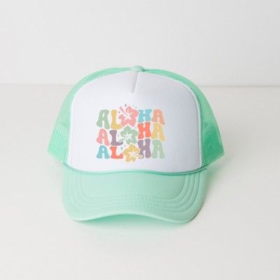 Simply Sage Market Aloha Wavy Adult Foam Trucker Hat