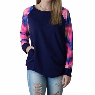 Women's Tie Dye Pocket Tunic - Shirley Stone