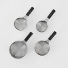 Cuisinart 4pc Stainless Steel Magnetic Measuring Cup Set Black/Silver: Nesting Design, Dishwasher-Safe - 4 of 4