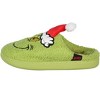 Seven Times Six Dr Seuss The Grinch 3D Hat Christmas Matching Family Rubber Bottom House Slipper - 4 of 4