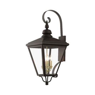 Livex Lighting Adams 4 - Light Wall Light in  Bronze/Antique Brass