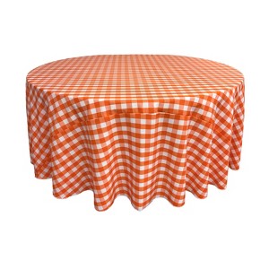 Slickblue Polyester Gingham Checkered Round Tablecloth - 1 of 1