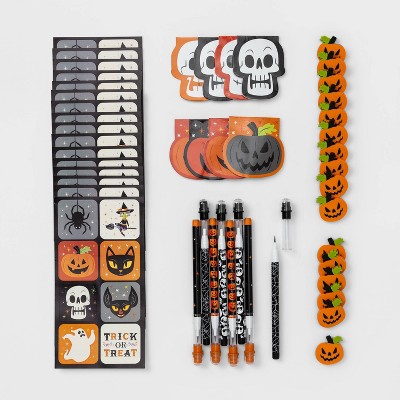 48pc Notebooks/Pencils/Erasers/Stickers Halloween Party Favors - Hyde & EEK! Boutique™