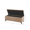 NicBex 19.25 Inch Storage Ottoman Bench with Tufted Top Soft Close Lid for Bedroom,Entryway and Living Room - 3 of 4