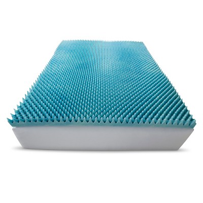 ComforPedic Loft from Beautyrest 3" Gel Textured Memory Foam Topper - White (Full): Cooling Comfort, Pressure Relief