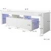 Grungis TV Stand for TVs Up to 69 Inch,Console Table with20 Colors LED for Bedroom,Living Room - 3 of 4