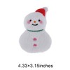 Unique Bargains Christmas Brooches Santa Claus Plush Red White 1 Pcs - 3 of 4