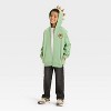 Boys' Jurassic Park Cosplay Full Zip Pullover Hoodie - Green - 4 of 4