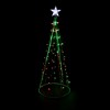 Northlight LED Lighted Twinkle Outdoor Christmas Cone Tree - 5' - Red and Green Lights - 2 of 4