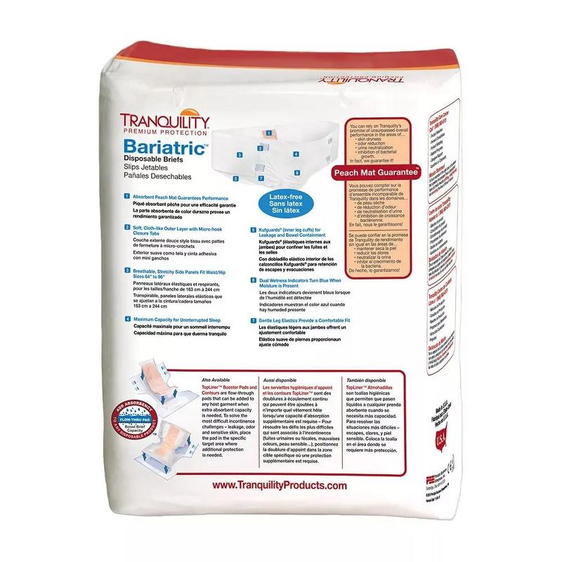 Tranquility Bariatric Disposable Briefs, 3 of 9