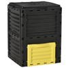 VYNXARIA Garden Compost Bin 80 Gallon Outdoor Large Capacity Composter Fast Create Fertile Soil Aerating Box, Easy Assembly, Yellow - 3 of 4