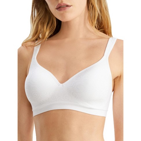 Bali Women's Comfort Revolution Shaping Wirefree Bra, White, Large :  : Clothing, Shoes & Accessories