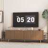 69" Modern TV Stand for 70 Inch TV, Media Console with Fluted Doors and Storage Cabinet for Living Room-3irtyhousy - 2 of 4