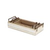 Cheung's Weston Set of 3 Long Metal Accented Wood Crates - 2 of 4