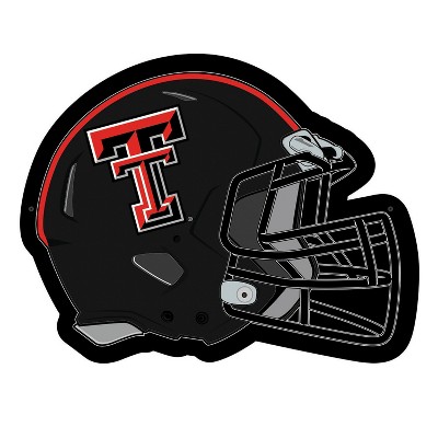Evergreen Ultra-Thin Edgelight LED Wall Decor, Helmet, Texas Tech University- 19.5 x 15 Inches Made In USA