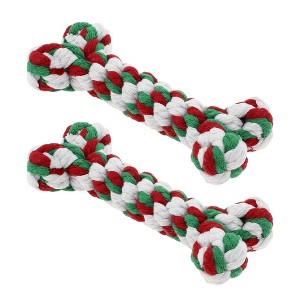 Unique Bargains Bone Shape Dog Chew Rope - 1 of 4