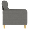 vidaXL Sofa Chair Dark Gray 23.6 in. Fabric - 4 of 4