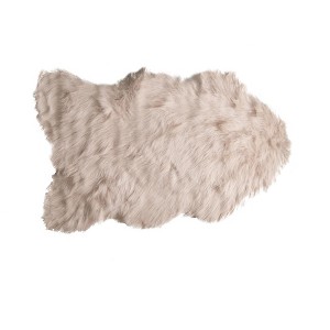Luxe Gordon Faux Sheepskin Single Rug | 2'x3' - 1 of 4