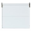LuxenHome White MDF Wood Glass Pane Bathroom Wall Cabinet - 3 of 4