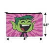 Teen Titans Go! Beast Boy Makeup Cosmetic Bag Organizer Pouch - 4 of 4