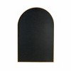 GlasFlength Decorative Wall Mirrors Elegant Arched Mirror with Metal Frame Simple Design for Bathroom and Living Spaces, Gold, 32"*24"*1.1" - 4 of 4
