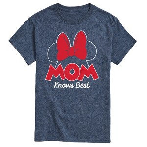 Men's - Disney - Mom Knows Best Minnie Short Sleeve Graphic T-Shirt - 1 of 4