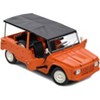 1970 Citroen Mehari MK.1 Kirghiz Orange with Black Top 1/18 Diecast Model Car by Solido - 2 of 4