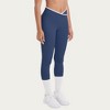 Anna-Kaci Active Women's High Waist Crossover Leggings with Contoured Fit and V-Shaped Waistband - 2 of 4