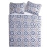 VCNY 3pc Home Sea Medallion Printed Seashell Coastal Quilt Set Blue - 3 of 4