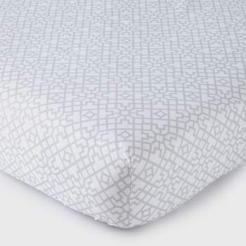 Elise Geo Fitted Nursery Crib Sheet (from Set) - Levtex Baby