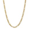 Black Bow Jewelry Men's 6.25mm, 14k Yellow Gold, Flat Figaro Chain Necklace - 2 of 4