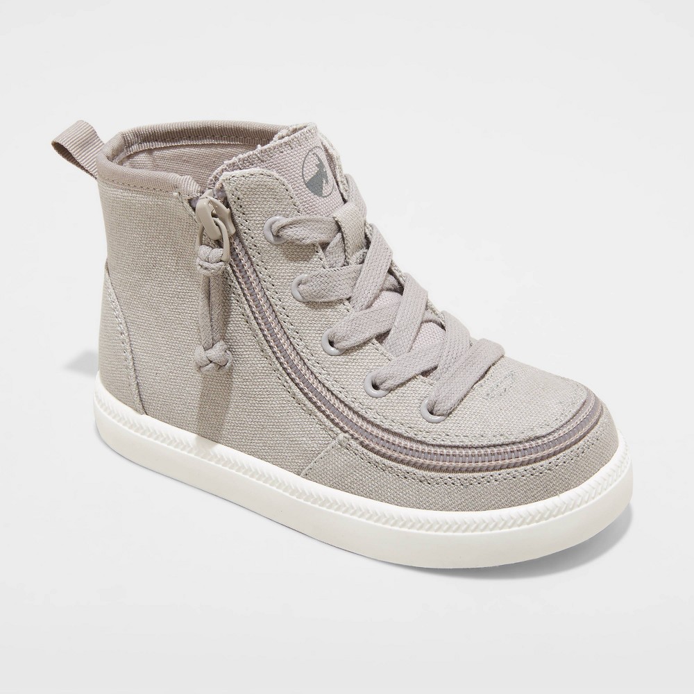 Size 12T BILLY Footwear Toddler Haring Essential High Top Sneakers - Gray 12T