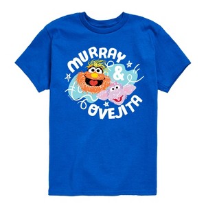 Boys' - Sesame Street - Murray And Ovejita Short Sleeve Graphic T-Shirt - 1 of 4