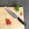 MasterChef 12" Santoku Knife High Carbon Stainless Steel Blade Performance Collection: Polypropylene Handle, Hand Wash - 2 of 4