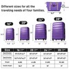Luggage Set 4 Piece, Hardshell Suitcase with TSA Lock & Spinner Wheels, Lightweight Carry on Luggage 16''/20"/24"/28" (13 piece set) - 3 of 4