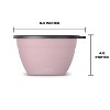 S'well 64oz Salad Bowl Kit Pink Topaz: Stainless Steel Salad Container with Silicone Lid, Dishwasher-Safe - 3 of 4