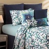 C&F Home 12" x 24" Aqua Coral Chain Stitch Throw Pillow - 2 of 4