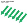 Unique Bargains Directional Sign PVC Adhesive Removable Arrow Stickers 6 Sheet - 3 of 4