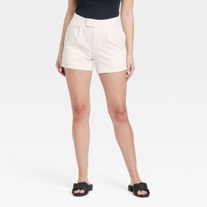 Women's High-Rise Tailored Shorts - A New Day™ - 1 of 3