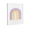 13" x 19" Rainbow Beauty 3 Nature and Landscape Framed Wall Art Purple - Olivia's Easel - 3 of 4