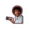 PSD Bob Ross Air Freshener: Multicolor Car Freshener, Fresh Scent, 3-Pack, Non-Powered, Paper Form - 2 of 3