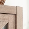 Sauder Dixon City Large Hutch Top Brushed Oak: Contemporary Country, Glass Doors, Cord Management - 4 of 4