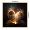 Amanti Art The Illuminated Heart by Jake Fouracre Canvas Wall Art Print Framed - 3 of 4