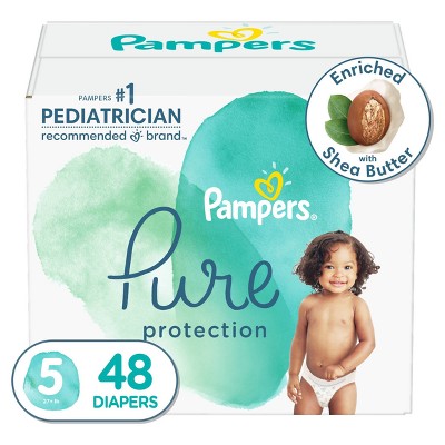 Pampers Pure Protection Diapers Super Pack - Size 5 - 48ct