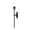 Livex Lighting Lansdale 1 - Light Sconce in  Black/Brushed Nickel - 3 of 4