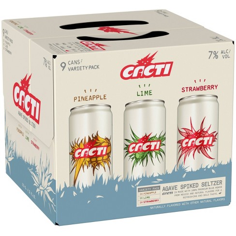 Cacti Spiked Hard Seltzer Variety Pack 9pk 12 Fl Oz Cans Target