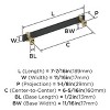 Amerock Overton Split Finish Cabinet or Drawer Pull - 2 of 3