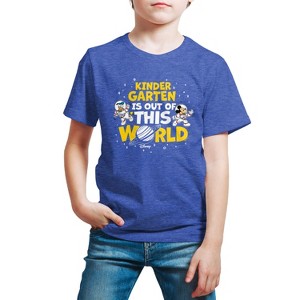 Boys' - Disney - Kindergarten Out Of This World Short Sleeve Graphic T-Shirt - 1 of 4