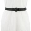 Elerevyo Women's Black Casual PU Leather Waist Belt with Buckle - 4 of 4